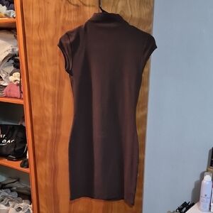 Wild Fable Dark Brown Mini Bodycon Dress